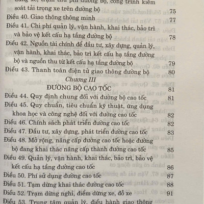 Luật Đường Bộ Năm 2024 
