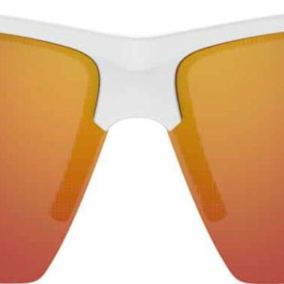 Kính mát thể thao Unisex Tifosi Track - Gọng White / Red, Tròng Smoke Red