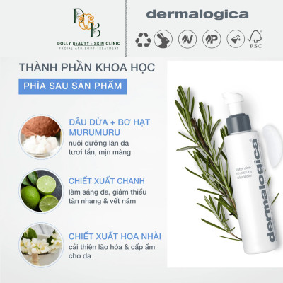 Sửa Rửa Mặt dưỡng ẩm phù hợp với da khô INTENSIVE MOISTURE CLEANSER của Dermalogica - Dolly Beauty