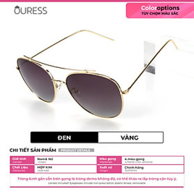 Kính mát hợp kim 8658 chống uv thời trang siêu nhẹ siêu bền OURESS