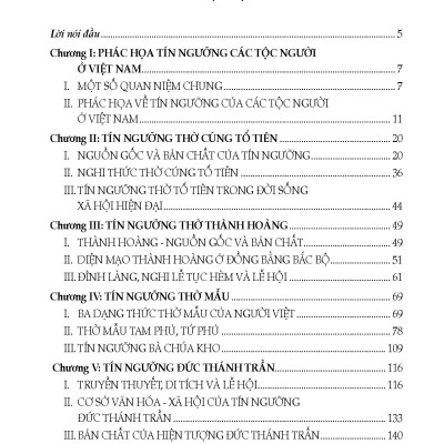 Tín Ngưỡng Của Các Dân Tộc Việt Nam