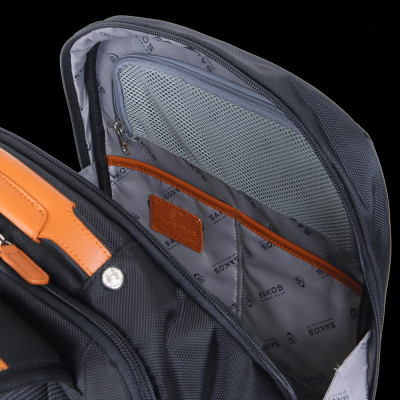 Ba Lô Laptop Empire B - 15 Inch - Sakos SBVD08KBNG00 - Đen Phối Nâu