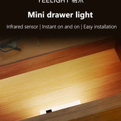 SET 4 ĐÈN CẢM BIẾN DÁN TỦ/ NGĂN KÉO YEELIGHT (XIAOMI YOUPIN) - PIN SẠC LÊN ĐẾN 2-4 THÁNG - HÀNG CHÍNH HÃNG