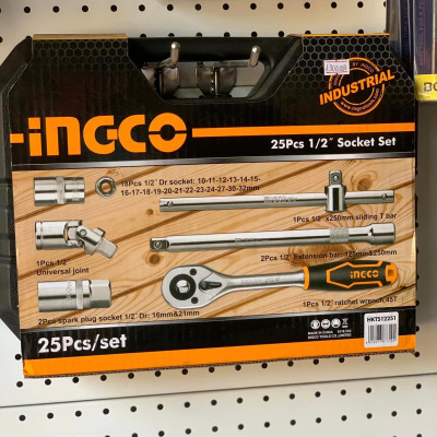 BỘ 25 ĐẦU TUÝP (1/2INCH) INGCO HKTS12251 - HÀNG CHÍNH HÃNG
