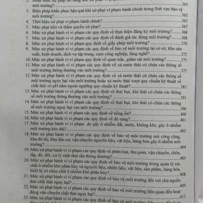 Sách Luật Bảo Vệ Môi Trường, Luật Địa Chất Và Khoáng Sản – Quy Định Về Xử Phạt Vi Phạm Hành Chính - V2541D