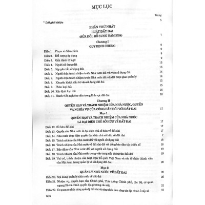 Luật Đất đai (sửa đổi, bổ sung năm 2024) và các văn bản hướng dẫn thi hành
