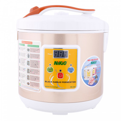 Máy Làm Tỏi Đen Nikio NK-696 - Nồi Ủ Tỏi Đen Tự Động, Công Nghệ Nhật Bản, Tỉ Lệ Thành Công 99%, Tỏi Thơm Ngon Chuẩn Vị, Dung Tích 6 Lít, Khay Chứa 3 Tầng, Làm 2kg Tỏi - Hàng Chính Hãng