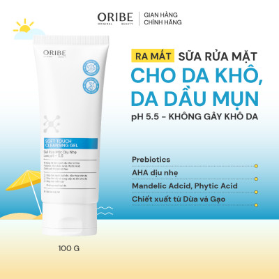 Sữa rửa mặt làm sạch dịu nhẹ Oribe Soft Touch dưỡng da ẩm mịn mềm mại dành cho mọi loại da
