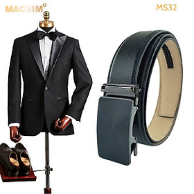 Thắt lưng nam da thật cao cấp nhãn hiệu Macsim MS32
