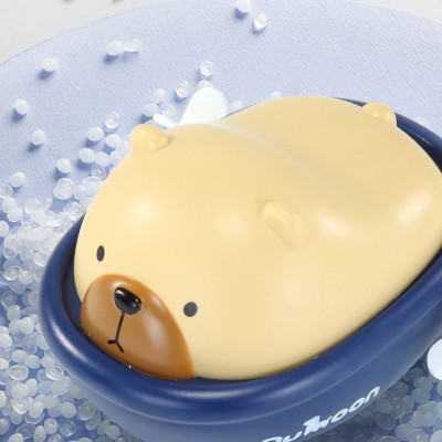 Đồ chơi - Mô hình đồ chơi nhà tắm cho bé, Trò chơi dây cót hình động vật nhà tắm DM504W - DUMOON