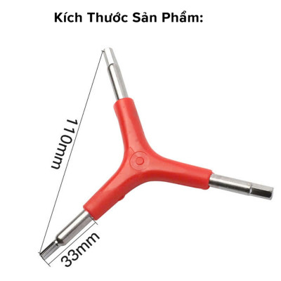 Tua Vít Lục Giác Chữ Y 4-5-6mm Sửa Chữa Xe Đạp Tua Vít 6 Cạnh Chuyên Dụng Hãng dododios
