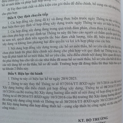 Quy định mới về hợp đồng xây dựng, quy chuẩn kỹ thuật quốc gia về phân cấp công trình phục vụ thiết kế xây dựng, an toàn cháy cho nhà và công trình