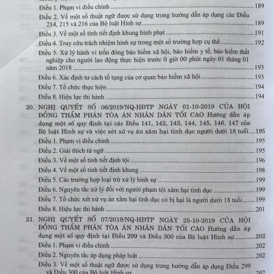 Hệ Thống Các Nghị Quyết Của Hội Đồng Thẩm Phán, TANDTC Về Hình Sự và Tố Tụng Hình Sự Từ năm 1986 đến 2023