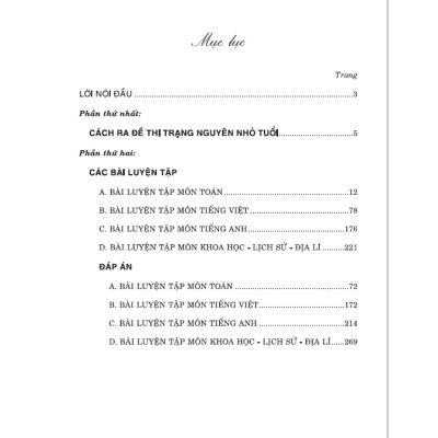 SÁCH - Bài tập dành cho học sinh thi trạng nguyên nhỏ tuổi lớp 5 (dùng chung cho các bộ sgk hiện hành)HA