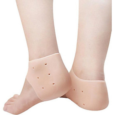 Vớ Silicon Bảo Vệ Chống Nứt Gót Chân (Màu Da)