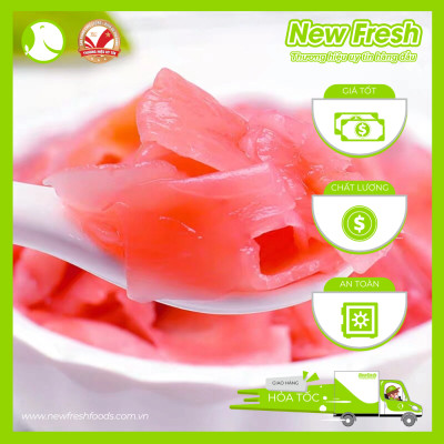 [GIAO NHANH HCM] Gừng Hồng Nhật Bản Chuyên Ăn Kèm Với Sushi Sashimi - Túi 500Gr