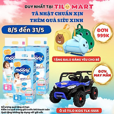 Tã dán cao cấp Moony S84/M64/L54 - Nhập Khẩu Chính Hãng