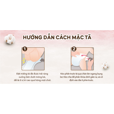 Tã/Bỉm dán organic siêu cao cấp Moony Natural Newborn 62+4 miếng