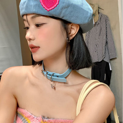 Mũ Nồi Nữ Denim, Nón Beret Phong Cách Hàn Quốc MNN014