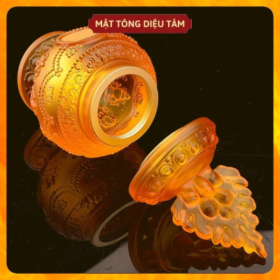 Bảo bình lưu ly tây tạng mật tông Diệu Tâm - pháp khí chiêu quý nhân, thu hút tài lộc