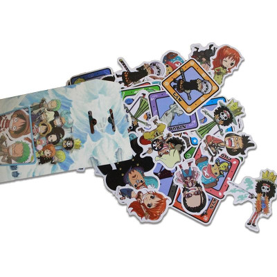 Bộ 40 Sticker Chibi One Piece - TEENBOX