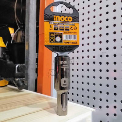 ĐẦU TUÝP LỤC GIÁC 1/2 INCH X 8-32MM INGCO - HÀNG CHÍNH HÃNG