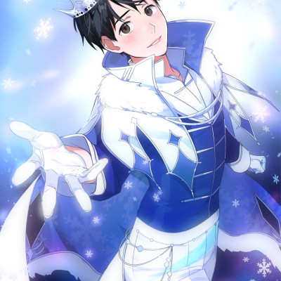 Tranh poster Yuri On Ice khổ A4 combo 5 tấm khác nhau 