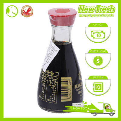 [GIAO NHANH HCM] Nước Tương Nhật Bản Kikkoman Lên Men Tự Nhiên - Chai 150ml