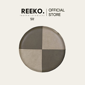 Đệm Lót Ghế Bằng Da Thật Ruột Mút Xốp Hình Tròn Êm Ái, Nệm Ngồi Bệt Decor 5102 | REEKO