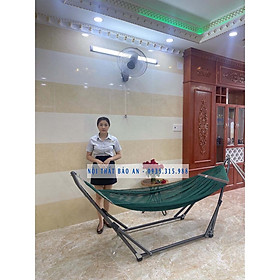 Võng xếp khung sắt Bảo An 01 ( khung + lưới )
