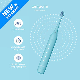 [Chính Hãng] Bàn Chải Đánh Răng Điện Zenyum Sonic MỚi 2.0 - Màu Xanh Dương- Công Nghệ Singapore