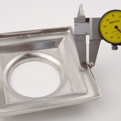 Phễu thu sàn - thoát sàn chống hôi Inox SUS 304, 10cm x 10cm Eurolife EL-HG04 ( Trắng bạc)