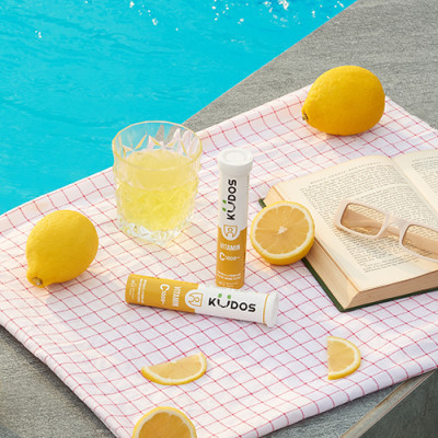 Thực phẩm bảo vệ sức khỏe KUDOS VITAMIN C 1000 MG hương chanh (20 viên/tuýp)