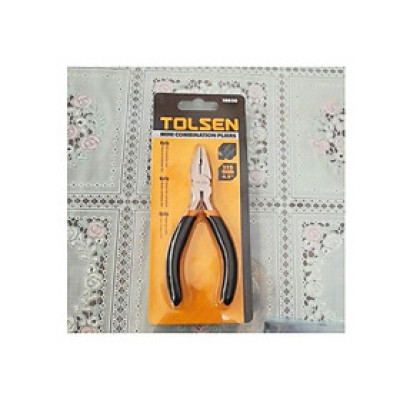 Kềm răng mini 4.5 inch/115mm phủ Nickel Tolsen 10030