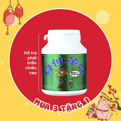 Combo 3 Hộp Tảo Tăng Chiều Cao ShinShin Kakumei Nhật Bản - Tặng kèm 1 Kem CC Dotfree Nhật Bản