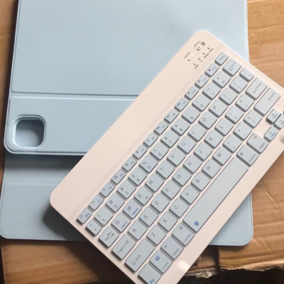 Bao da case ốp silicone kèm bàn phím bluetooth cho ipad 10.2, 10.5, 10.9, Pro 11 inch - HÀNG CHÍNH HÃNG