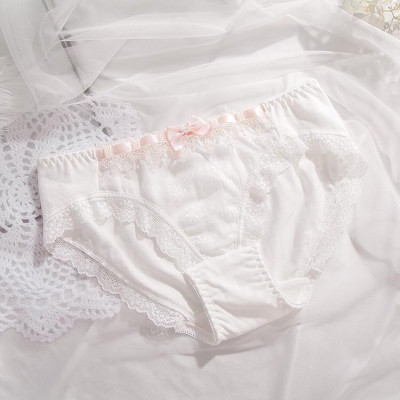 Quần Lót Cao Cấp Phong Cách Nhật Bản 95% Cotton Kết Hợp Viền Ren Đẹp Mê Ly Mẫu Hiện Đại Phong Cách Ngọt Ngào ( Mã WL17)