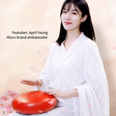 Trống Tank Hluru Drum Mini 8 Tone TP8D (Trống Không Linh Lưỡi Thép Steel Tongue) Hàng Chính Hãng - Kèm Móng Gẩy DreamMaker