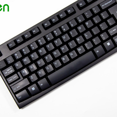 Bàn phím Gaming không dây Fuhlen L411w, Tuổi thọ 20 triệu lần nhấn, BH 2 năm, Tặng kèm pin- Hàng chính hãng