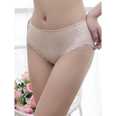 Quần Lót Nữ Cotton Lưng Cao LUPERI LU3QL749 Phối Viền Ren Chất Liệu Co Giãn Mềm Mịn Thoáng Mát Thấm Hút Mồ Hôi Khử Mùi Tốt