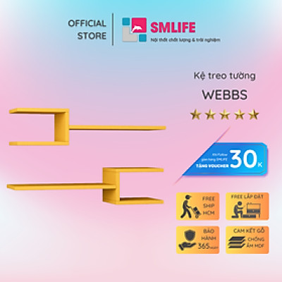 Kệ trang trí mini tiện dụng SMLIFE Webbs
