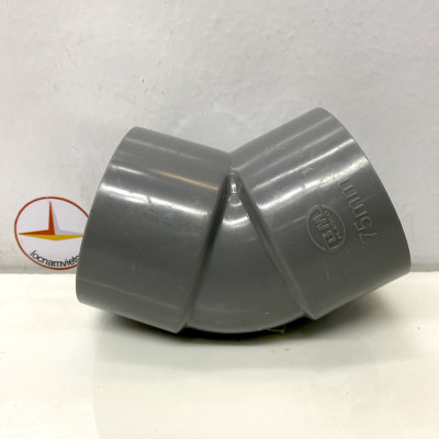 Lơi 75 dày nhựa PVC Bình Minh (45o ElBow)_L75D