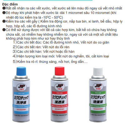 Dung dịch làm sạch bề mặt trước kiểm tra JIP141