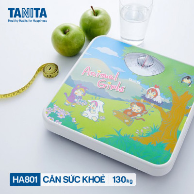 Cân sức khoẻ cơ học Tanita HA801 Nhật Bản Tanita (HÌNH CÔ GÁI), chính hãng nhật bản,cân cơ học,cân chính hãng,cân nhật bản,cân sức khoẻ y tế,cân sức khoẻ gia đình,cân sức khoẻ cao cấp,120kg,130kg,Cân sức khoẻ mini