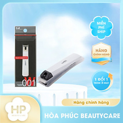 Bấm Móng Tay Cỡ Trung Type W001 Kai Razor 37411-KE0108 (Màu Trắng)