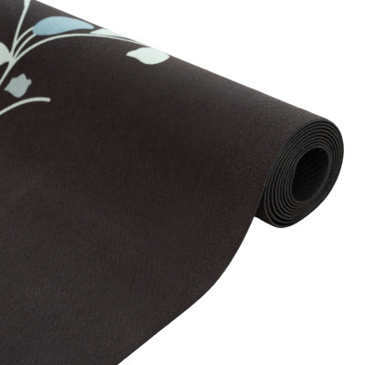 Thảm tập yoga du lịch cao cấp chính hãng Yvonne dày 1,5mm gấp gọn, bề mặt nhám, siêu bám, ưa mồ hôi, dễ vệ sinh, chất liệu cao su tự nhiên, kích thước 183cm x 66cm, nặng 1,2kg, foldable travel yoga mat with best grip, anti-slipping surface