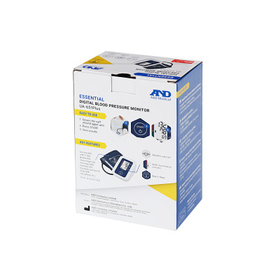 Máy đo huyết áp bắp tay tự động AND UA-651 Plus Cảnh báo huyết áp cao, nhịp tim không đều