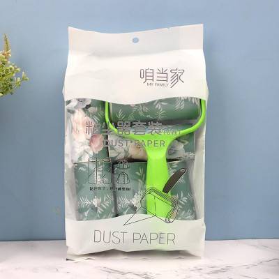 Cây Lăn Bụi Làm Sạch Quần Áo Ga Giường Sofa Lông Chó Mèo Kèm 6 Lõi Lăn Bụi Giao Màu Ngẫu Nhiên