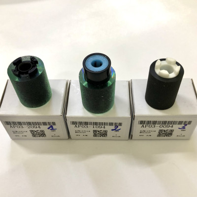 Bộ 3 cao su lõi kéo giấy 3054: Dùng cho máy photocopy Ricoh 2054/2055/3054/3055/ 4054/ 4055/ 5054/ 5055/ 6004/ 6055 ( HA - Hàng nhập khẩu )