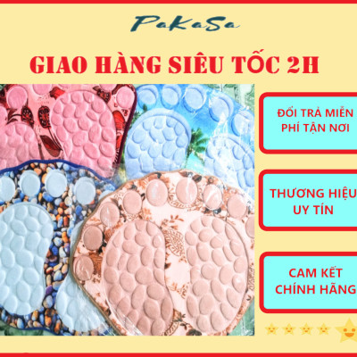 Thảm Chân Massage Hình Bàn Chân Dễ Thương PaKaSa - Hàng Chính Hãng 